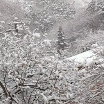 ホテル三右ェ門 - 窓からの冬景色