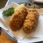 定越食堂 - カキフライ。別注文