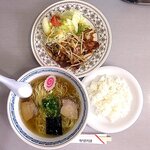 甘寅 - ラーメン焼肉セット　ライス付