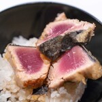 うを徳 - 2024.8 気仙沼産鰹（かつお）レアー天丼