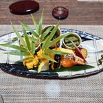 閑祥庵 禅紫 - ▷八寸
      ご飯時に提供となる