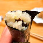 日本ばし さく間 - かんぴょう 手巻きにしてくれました