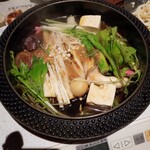 飛騨牛一頭家 馬喰一代 - 先ずは長ネギから他に野菜、豆腐