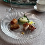 中国飯店 麗穂 - 焼き物入り前菜盛り合わせ