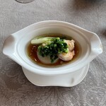 中国飯店 麗穂 - 大海老と冬瓜のガーリック蒸し