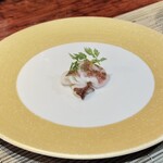 鉄板焼grow 後楽園店 - 本日の一品　水蛸のカルパッチョ梅肉添え