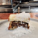 鉄板焼grow 後楽園店 - 黒毛和牛ハンバーガー