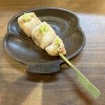 焼き鳥 のあみ - ささみ（わさびは都度すっています）