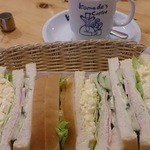 Komeda Kohi Ten - サンドイッチ