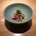 吉花 - マグロと魚醤ときのこ