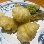 サカナのめしや 天端 - 鱧の天ぷら