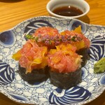 サカナのめしや 天端 - 本マグロとろたく巻