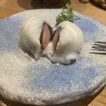 サカナのめしや 天端 - 白桃クリーム大福