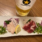 馬刺し もつ鍋 焔田 - 