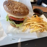 OISO CONNECT CAFE grill and pancake - BBQプルドポークバーガー