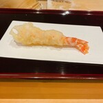 天ぷら たけうち - 玄海の天然の車海老