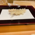 天ぷら たけうち - アジ