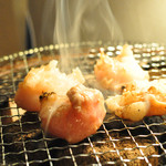 Horumon Yakiniku Hachi - 塩ホルモン(洗いタレ)焼き
