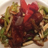 過門香 銀座本店 - 今日のランチは回鍋肉。友人と近況報告しながら、美味しくいただきました。