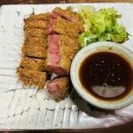 金屋食堂 - 牛カツ