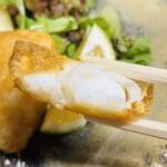 金屋食堂 - 魚（カレイ）の唐揚げ2