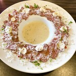 ピッツエリアバール　CACTUS　D'ORO - ・牛タンポルチーニクリームフォンジュ