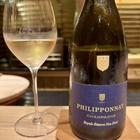 日本料理 柳燕 - グラスシャンパン