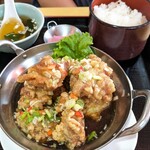 蔵王飯店 - Fランチ「蔵王油淋鶏ランチ定食」