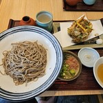 一福 - 料理写真:かき揚げそば（そば大盛）