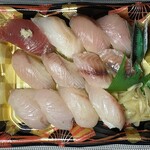 佐助どん - 料理写真:特製にぎり寿司 （１２貫）　９５０円　(2024/08)
