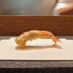 天 よこた - 海老味噌仕込みの巻き海老