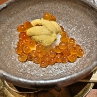 虎ノ門 空花 - ウニとイクラの寿司