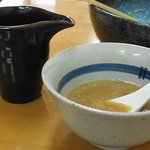 麺屋ＭＡＲＵ - 割りスープ