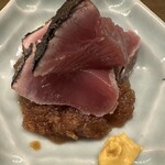 よこい - 戻り鰹のタタキ