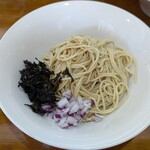 春日遅遅 - 和え玉　煮干し油