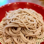 名代 富士そば - ホシの見える蕎麦は、キンキンに冷たく締められた絶品。