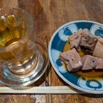宇ち多゛ - 串をバラして食べていくと こんな感じです