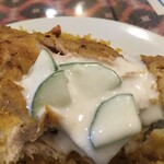 インド料理 パリワル - チキンにライタをかけても美味しかったです♪