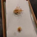 松翁 - 海老の足とみそ