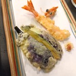 松翁 - 茄子と海老