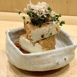 焼鳥 谷口 - 自家製厚揚げ