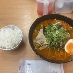 ラーメン大吉 - 辛味噌ラーメンAセット900円