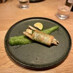 Chinese restaurant KUE - 手羽の春巻と万願寺