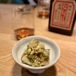 Chinese restaurant KUE - 搾菜と白身魚　紹興酒（ニョジコウ）で