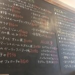レストラン ボンジョリーナ - 黒板メニュー
