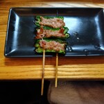 炭火焼鳥中村屋 - ピーマン肉詰め