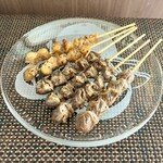 やきとり竜鳳 - 料理写真:ずり、ぼんじり( ゚Д゚)ウマー