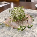 かわ名 - 真鯛のカルパッチョ