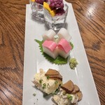 かわ名 - 板わさ盛り合わせ