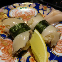 日本料理てら岡 中洲本店 - あわびの握り